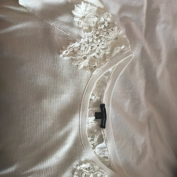 Soft White long sleeve waffle shirt - Picture 2 of 6